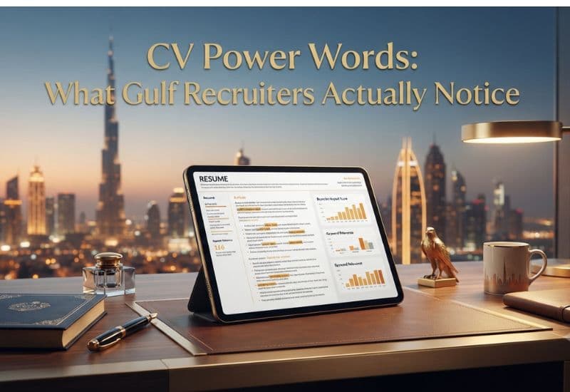 CV power words GCC recruiters