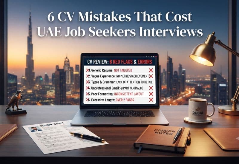 6 CV Mistakes That Cost UAE Job Seekers Interviews