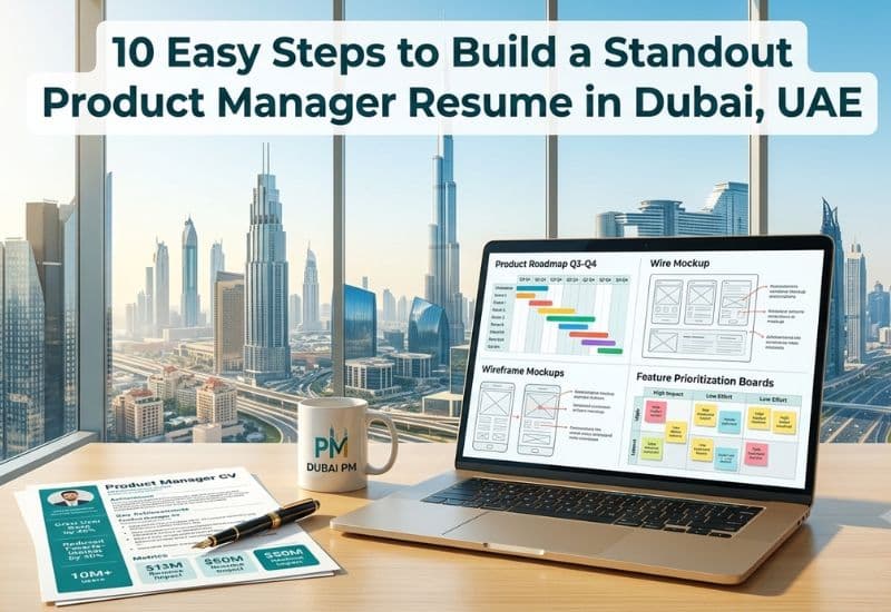 10 Easy Steps to Build a Standout Product Manager Resume in Dubai, UAE