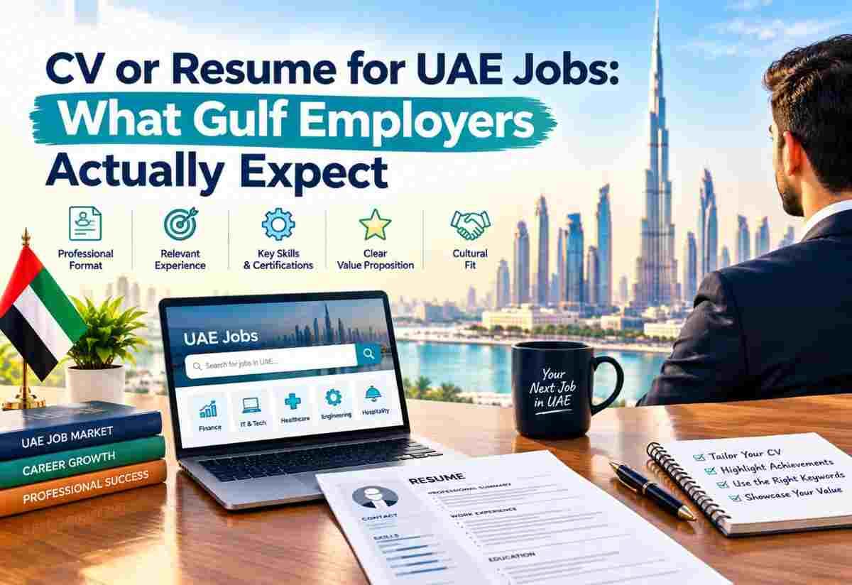 CV or Resume for UAE Jobs: What Gulf Employers Actually Expect
